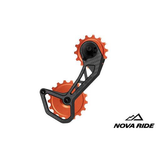 Nova Ride EVO S Pulley Wheels 14/17T (Pair) - Orange