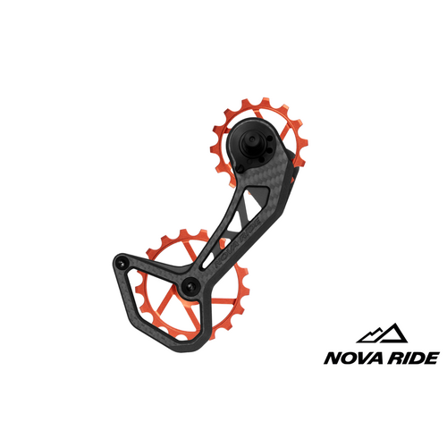 Nova Ride EVO Pulley Wheels 14/17T (Pair) - Orange