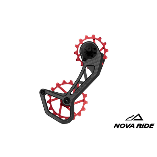 Nova Ride EVO Pulley Wheels 14/17T (Pair) - Red