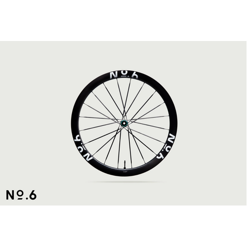 No.6 G45W Aero Gravel Wheelset - White Graphics