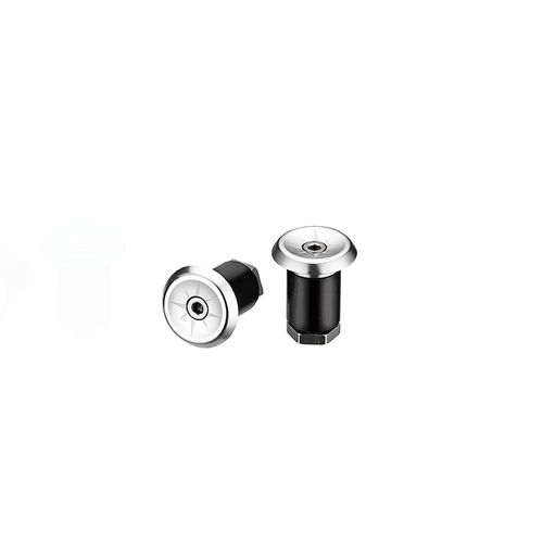 Ciclovation Vortex Lock-In Plug for Road Bar Tape w/Compass pattern Silver