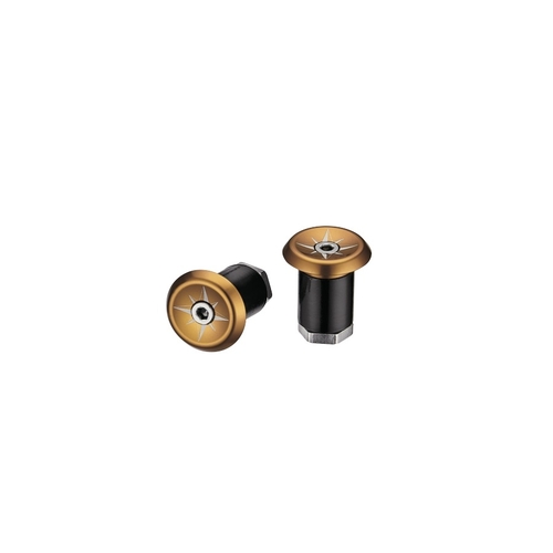 Ciclovation Vortex Lock-In Plug for Road Bar Tape w/Compass pattern Bronze