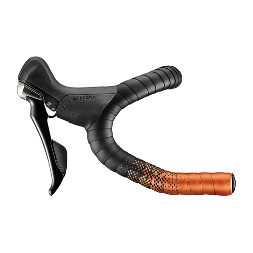 Ciclovation Advanced Leather Touch Bar Tape - Shining Metallic Sunburst Orange