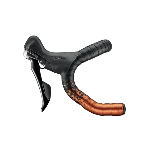 Ciclovation Advanced Leather Touch Bar Tape - Shining Metallic Crystal Orange