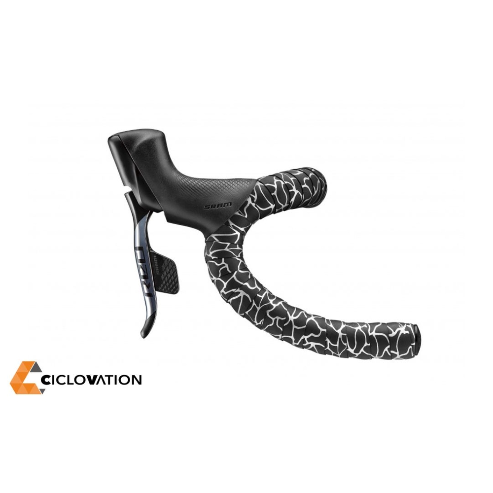 Ciclovation Advanced Leather Touch Bar Tape - Magma Silver