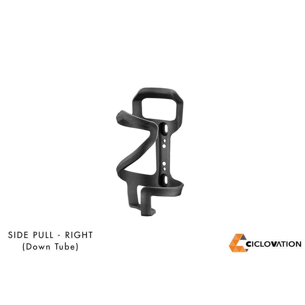 Ciclovation Advanced Trail Cage Carbon Original Side Pull Right (SPR) - Matte Black