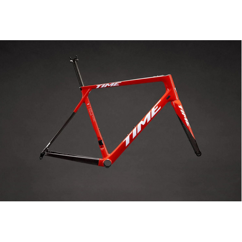 TIME Alpe D'Huez 01 Disc V12 (Gloss Red/White/Carbon) Road Frameset