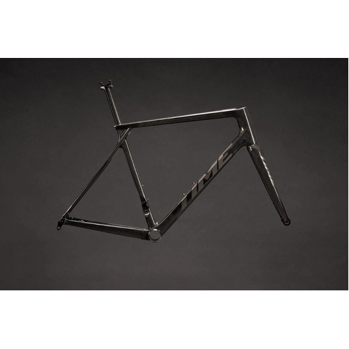 TIME Alpe D'Huez 01 Disc V11 (Gloss Carbon / Matte Black Logos) Road Frameset