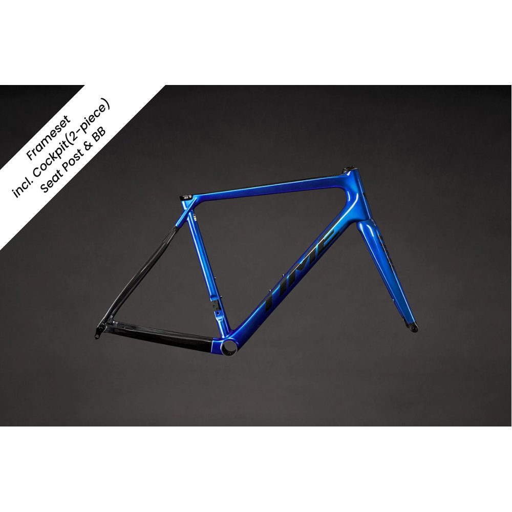 TIME Alpe D'Huez Road Frameset (Brilliant Blue V36) incl. BLKTEC R1/S6 Finishing Kit