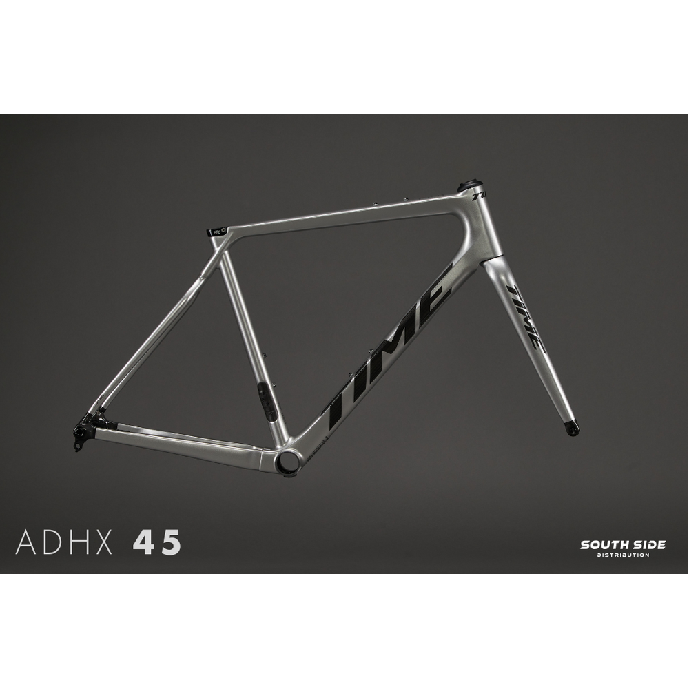 TIME ADHX 45 UDH Silver Gravel Frameset