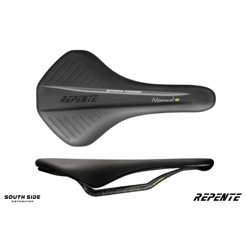 Selle Repente Nomad FC Carbon Saddle All Black - 155 Grams