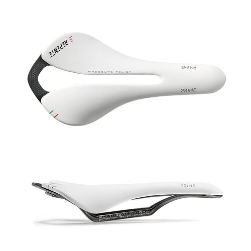 Selle Repente Prime Complete Carbon Saddle All White - 160 Grams