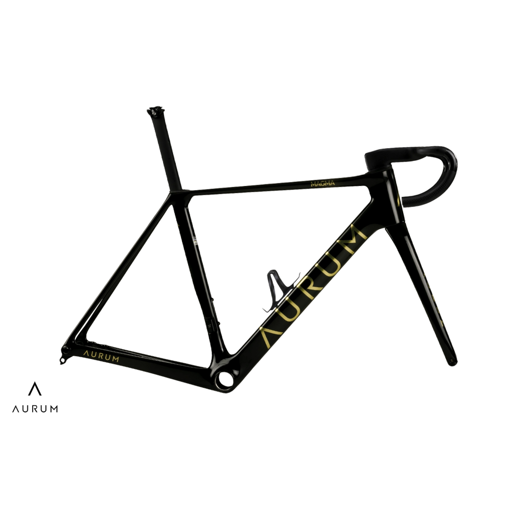 AURUM Magma Gloss Carbon Road Frameset + Cockpit