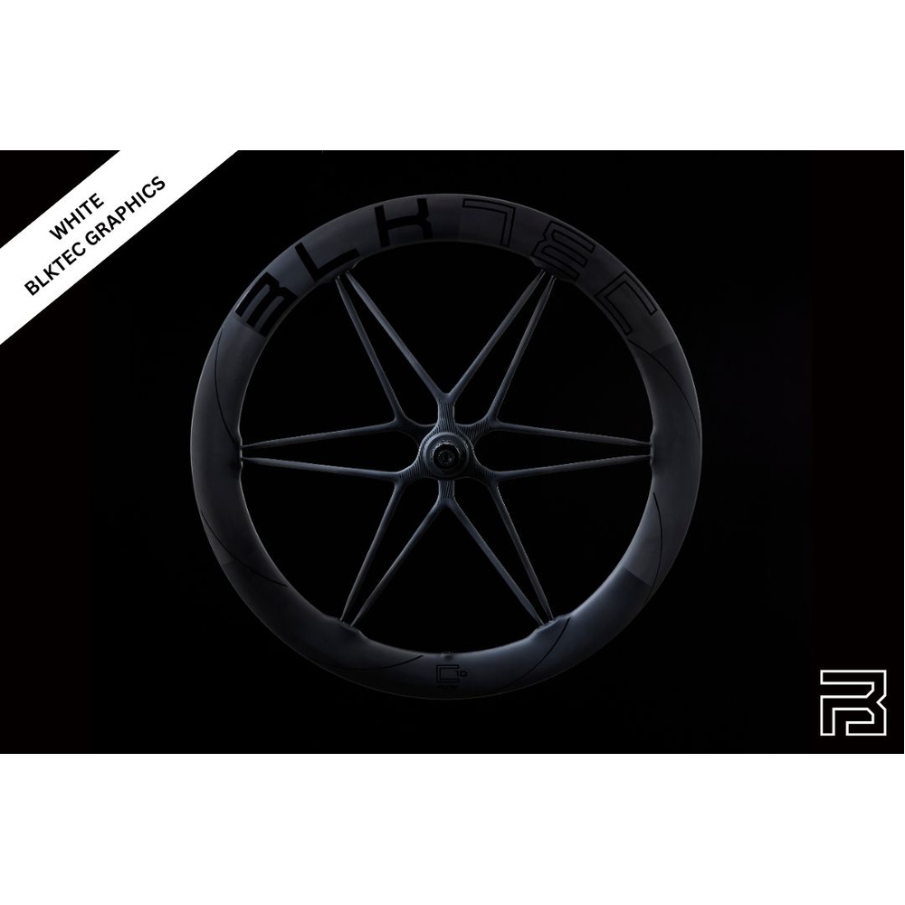 BLKTEC C1D FLOW Wheelset (White Graphics)