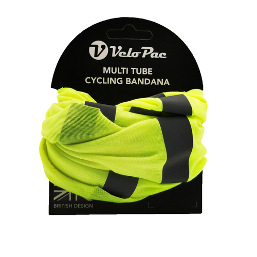 VeloPac Snood Dayglo Yellow Reflective