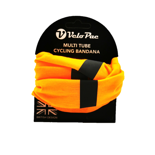 VeloPac Snood Dayglo Orange Reflective