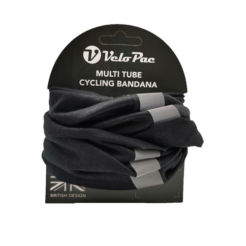 VeloPac Snood Dayglo Stealth Black Reflective