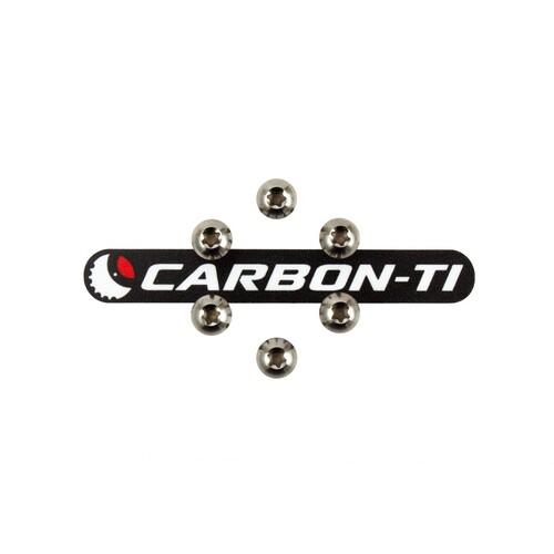 Carbon-Ti X-Rotor Titanium Bolt Kit (M5x10mm Torx)