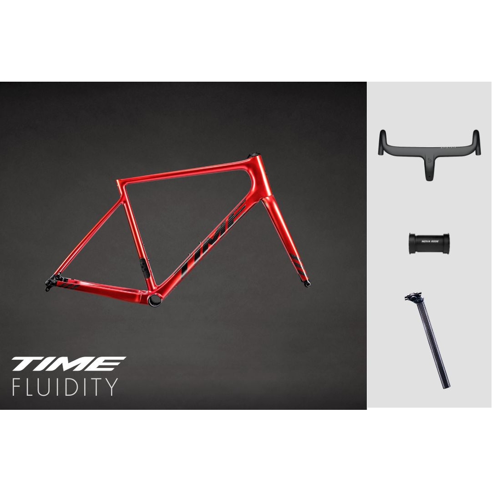 TIME Fluidity Frameset + SILSENT AERO+ Cockpit Package