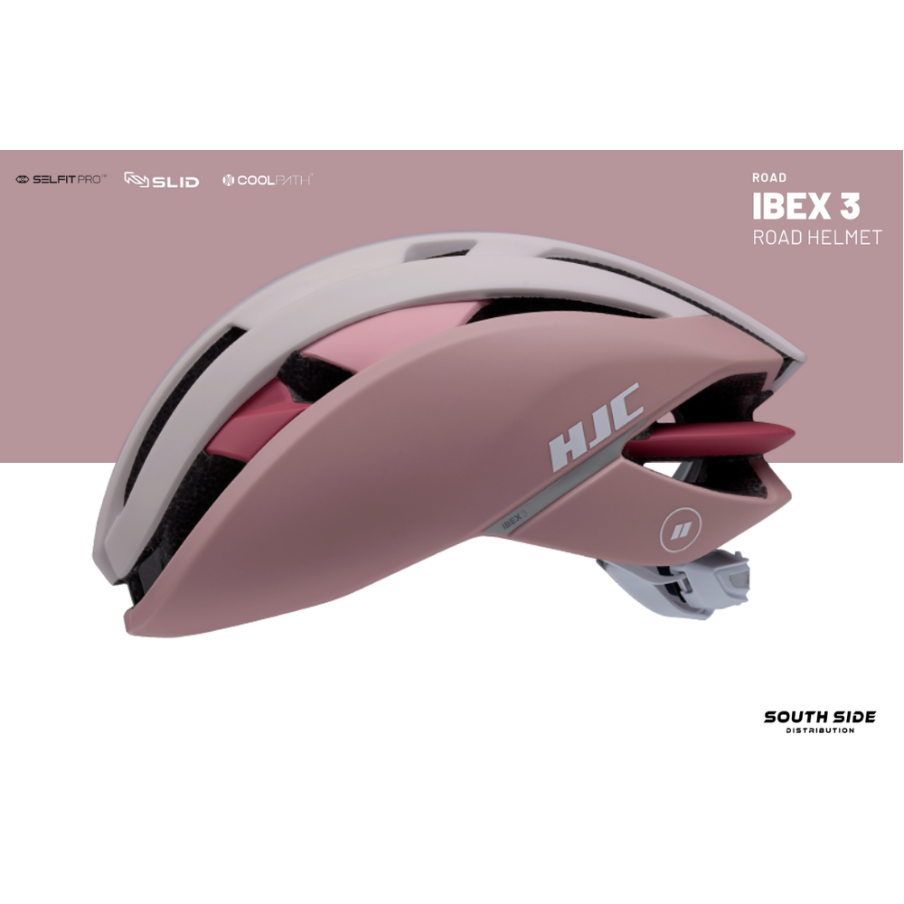 HJC IBEX 3 MT Pink Beige Road Helmet
