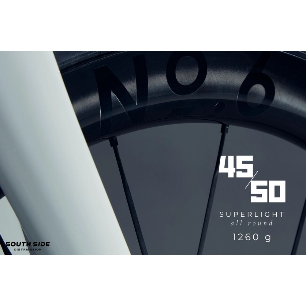 No.6 45/50 Superlight All Round Road Wheelset