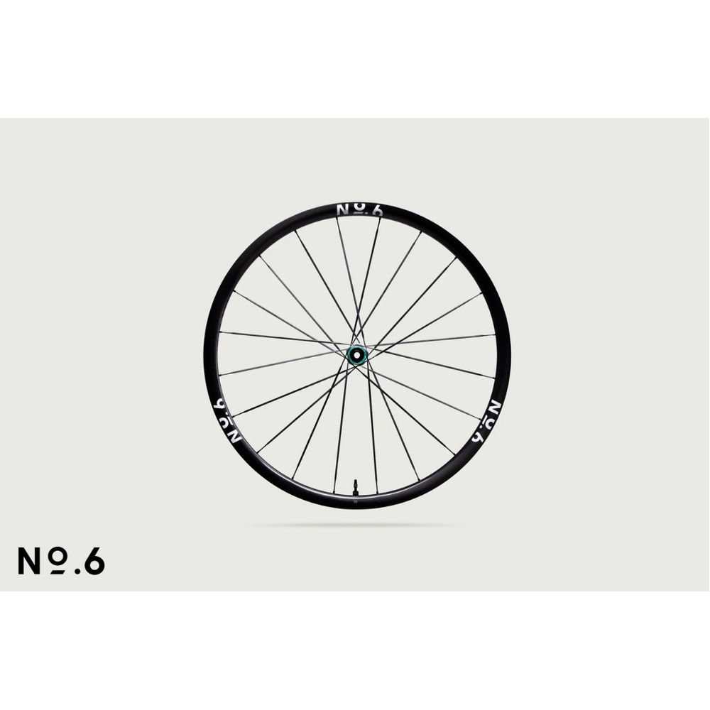 No.6 28/28 Superlight Climb Road Wheelset - White Graphics