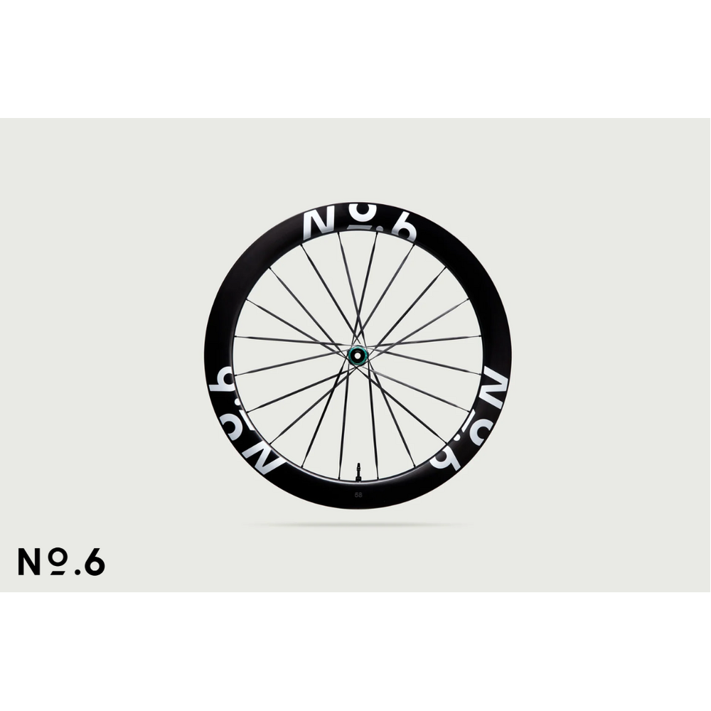 No.6 52/58 Superlight Aero Road Wheelset - 1267g