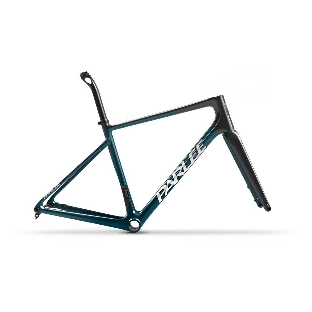 Parlee Ouray Frameset - Atlantic Teal / Liquid Crystal (with Deda Alanera Cockpit)