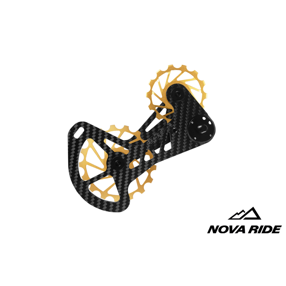 Nova Ride Carbon Ceramic Derailleur Cage - Shimano MTB SLX/XT/XTR
