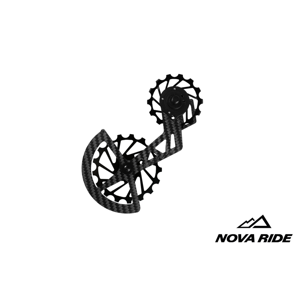 Nova Ride Carbon Ceramic Derailleur Cage - Shimano GRX810/815 11 Speed