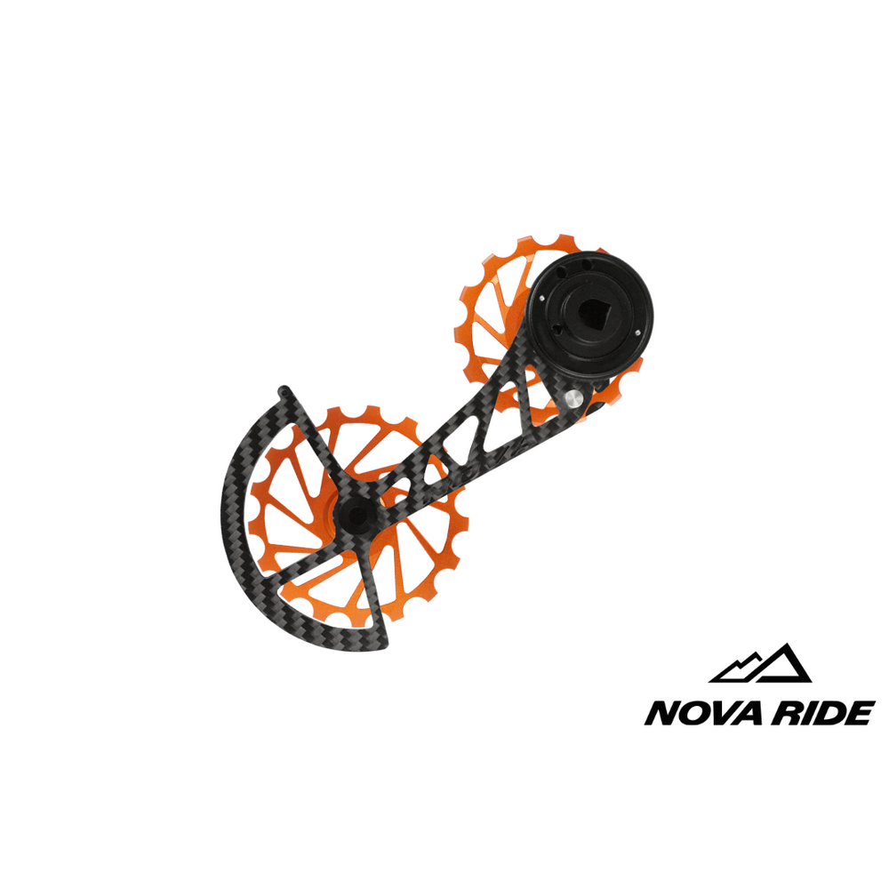 Nova Ride Carbon Ceramic Derailleur Cage - SRAM AXS Rival 12 Speed