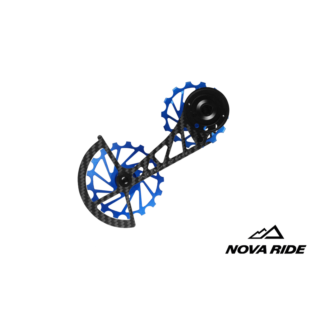 Nova Ride Carbon Ceramic Derailleur Cage - SRAM AXS Red / Force 12 Speed