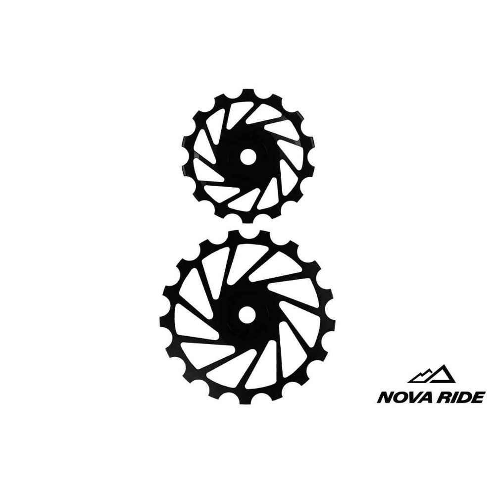 Nova Ride Spare CCD Pulley Wheels - 14/17T (Pair)