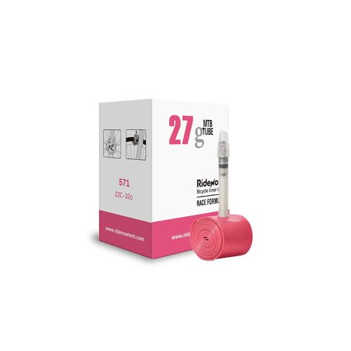 RideNow TPU Inner Tube 650C (571 x 22-32C) Black Valve - 27g