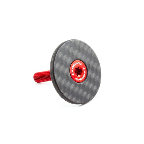 Carbon-Ti X-Cap Carbon Matte OS (1 1/4") Top Cap