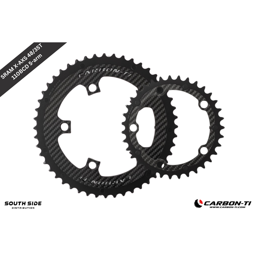 Carbon-Ti X-CarboRing 48/35 x 110 X-AXS (5-arms) Chainrings
