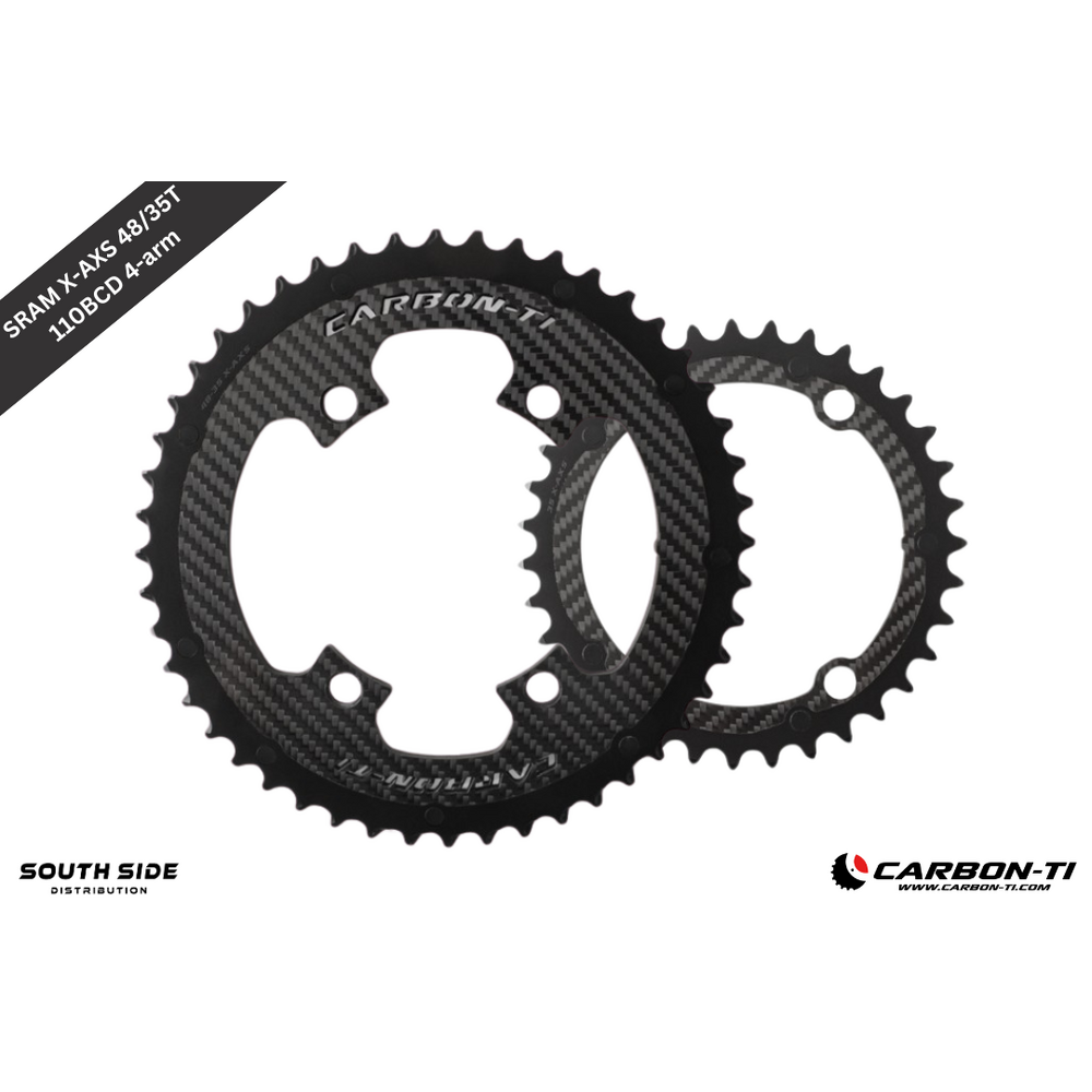 Carbon-Ti X-CarboRing 48/35 x 110 X-AXS (4-arms) Chainrings