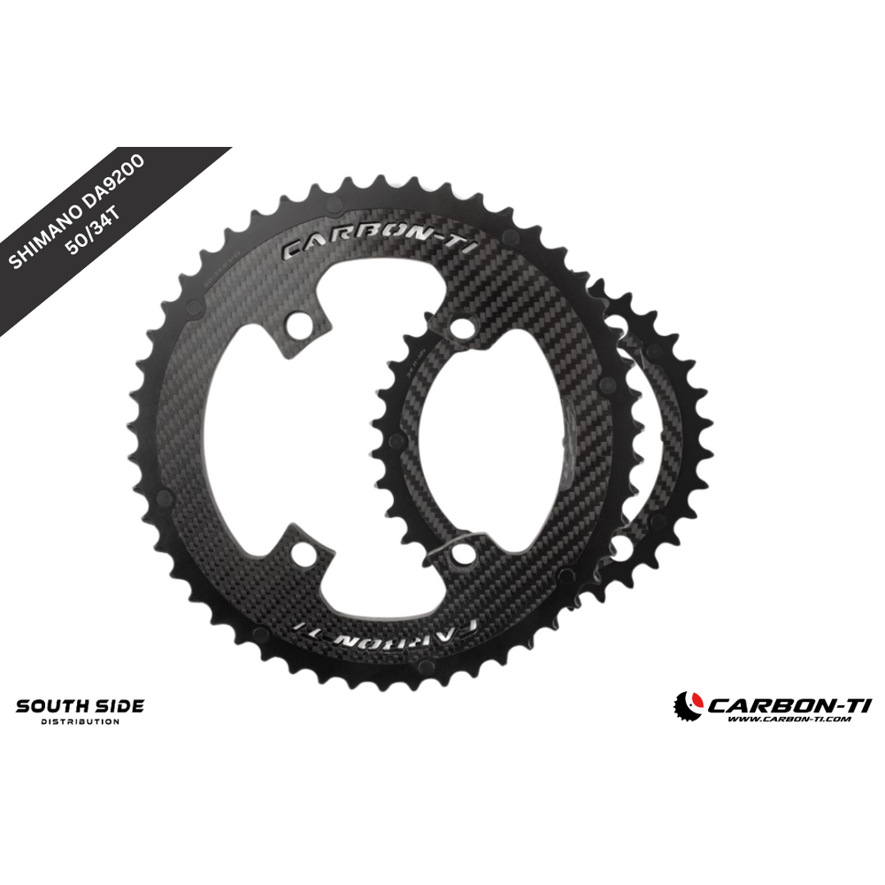 Carbon-Ti X-CarboRing EVO 50/40 x 110 DA9200-P (4-arms) Chainrings