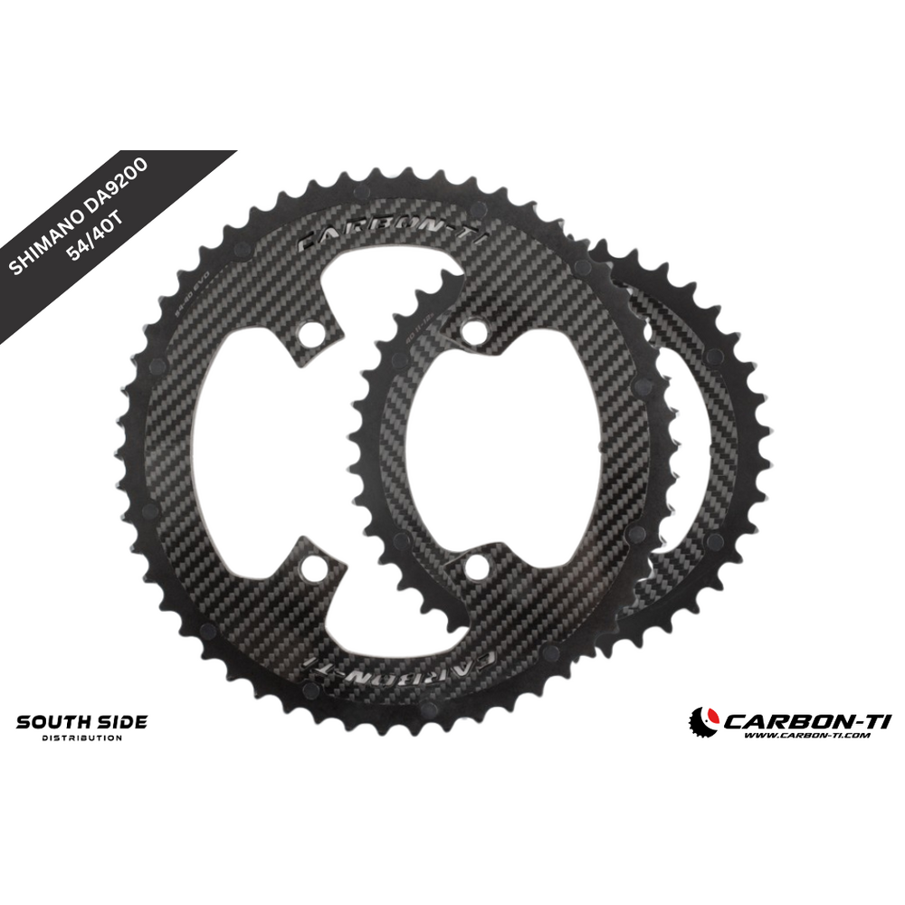 Carbon-Ti X-CarboRing EVO 54/40 x 110 DA9200 (4-arms) Chainrings