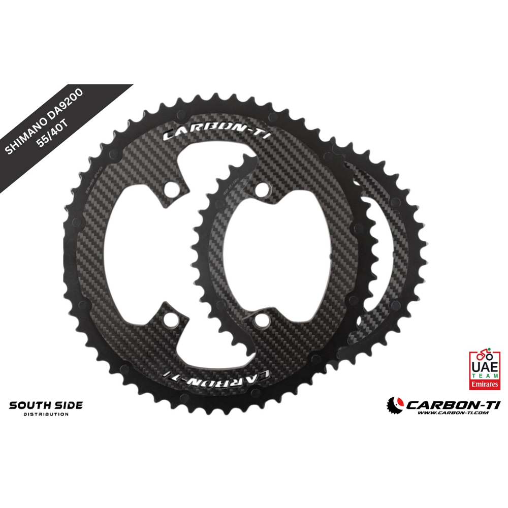 Carbon-Ti X-CarboRing EVO 55/38 x 110 DA9200 (4-arms) Chainrings