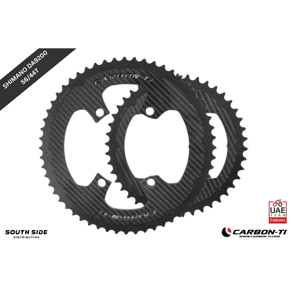 Carbon-Ti X-CarboRing EVO 56/44 x 110 DA9200 (4-arms) Chainrings