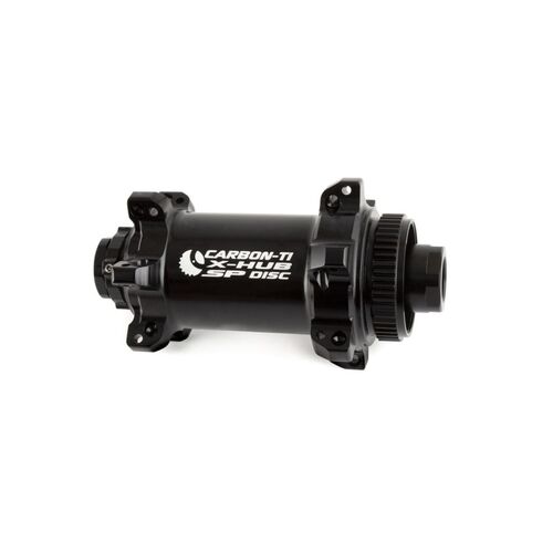 Carbon-Ti X-Hub SP Center Lock 24h QR12 Thru Axle Front Hub - Black