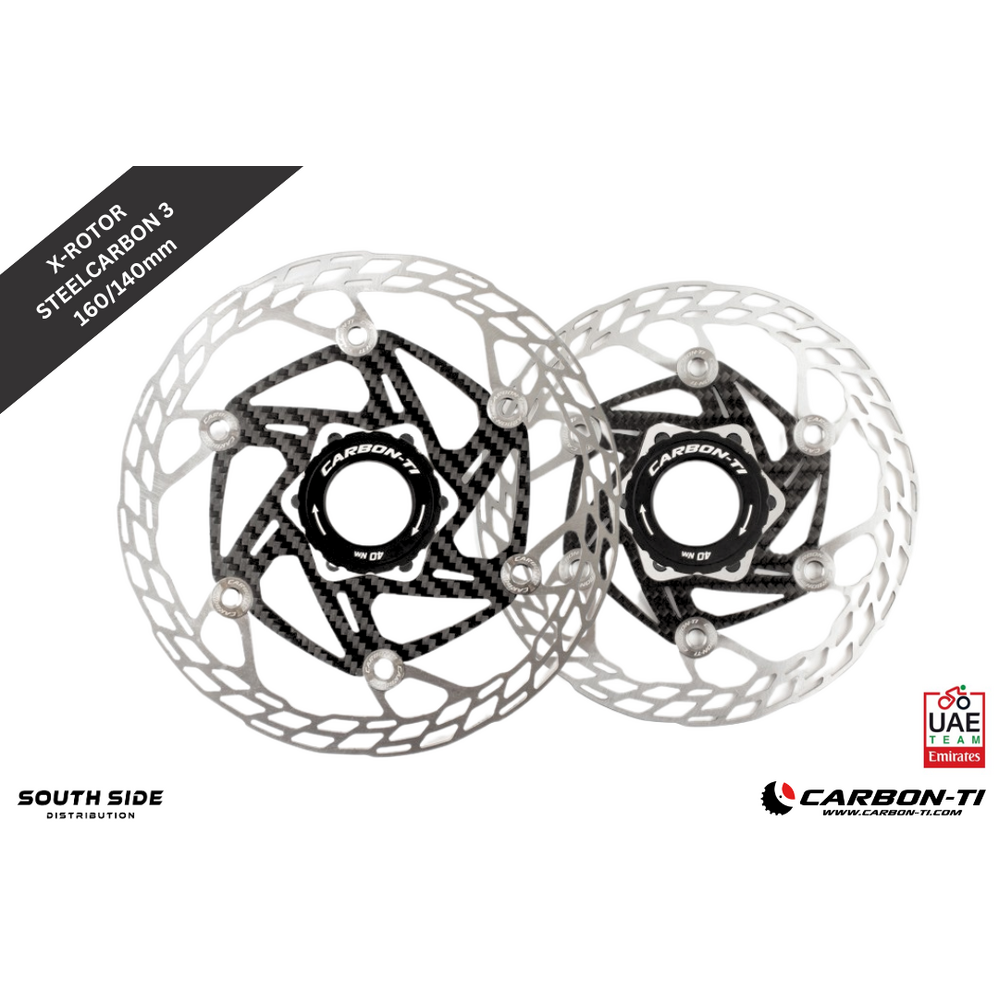 Carbon-Ti X-Rotor SteelCarbon 3 Centre Lock 160/140mm